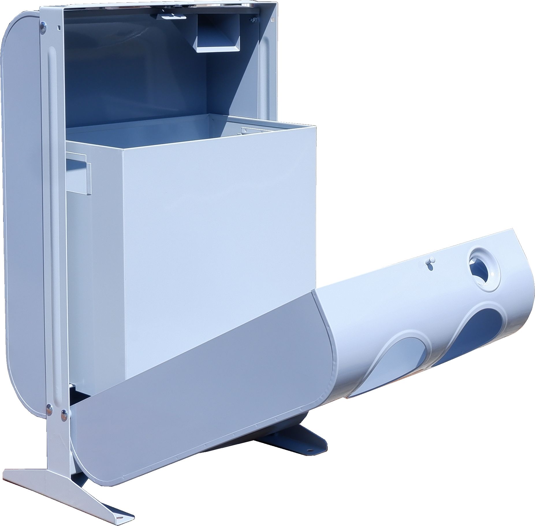 Kosze na śmieci metalowe