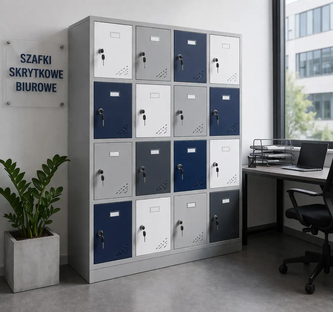 Szafki skrytkowe biurowe