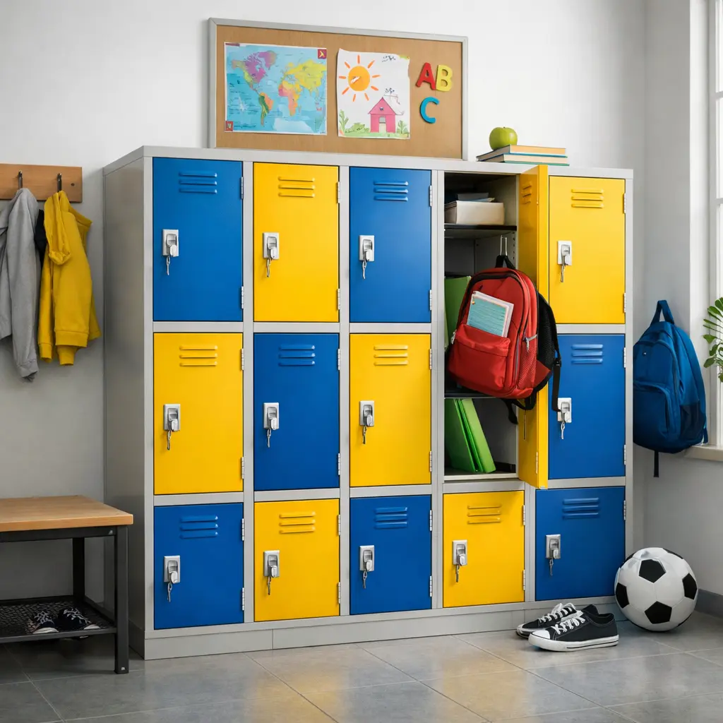 Szafki szkolne metalowe